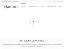 Tablet Screenshot of deriklinik.com